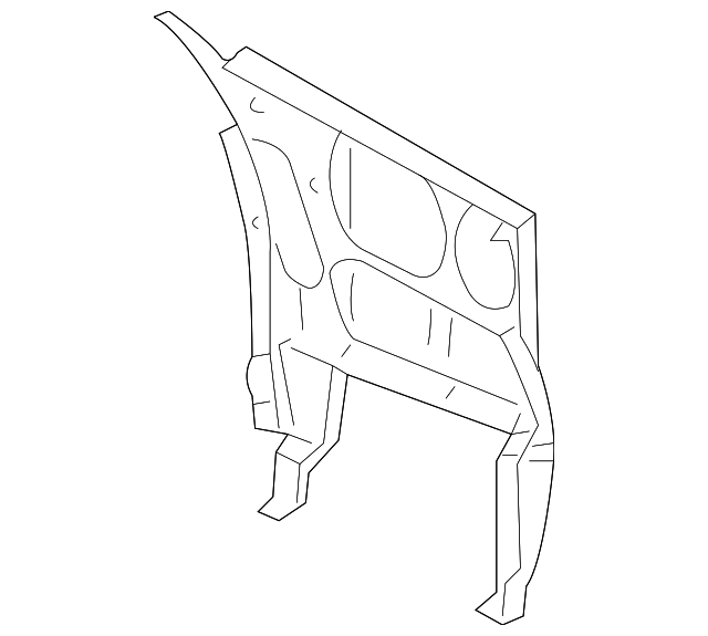XW4Z-17D942-BA Деталь BUMPER COVER REINFORCEMENT, LEFT