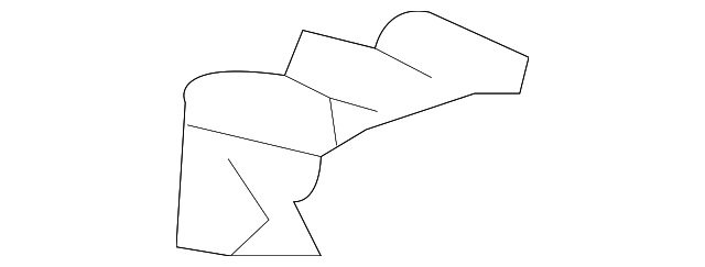 XW4Z-17C810-BA Деталь IMPACT BAR REINF PLATE, LEFT