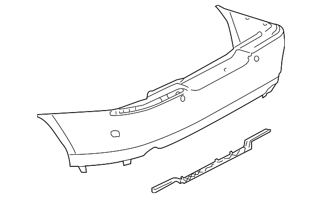 6W4Z-17K835-EA Деталь BUMPER COVER