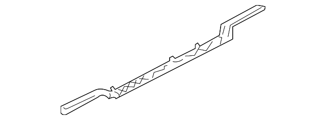 3W4Z-17D942-AA Деталь BUMPER COVER LOWER SUPPORT