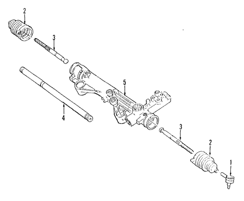 Steering Gear & Linkage for 2000 Ford Windstar #1