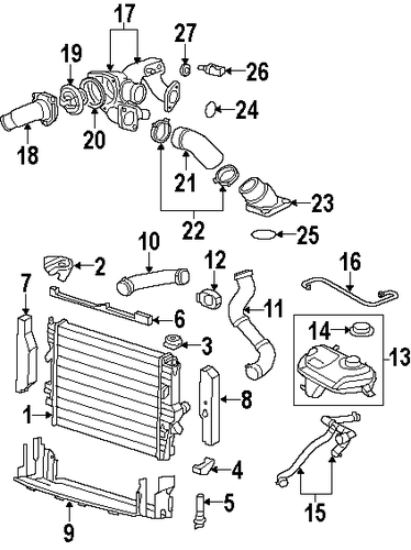 S-Type RADIATOR & COMPONENTS 2