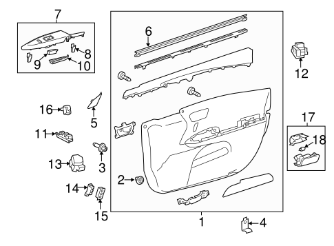 ELECTRICAL/MIRRORS for 2014 Toyota Avalon #1
