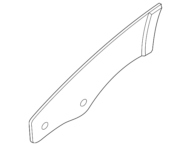 991-543-112-06 Деталь QTR GLASS, RIGHT