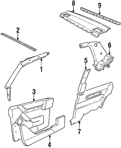 780 INTERIOR TRIM
