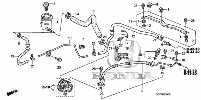 P.S. Lines for 2010 Honda ELEMENT 5-DOOR #0