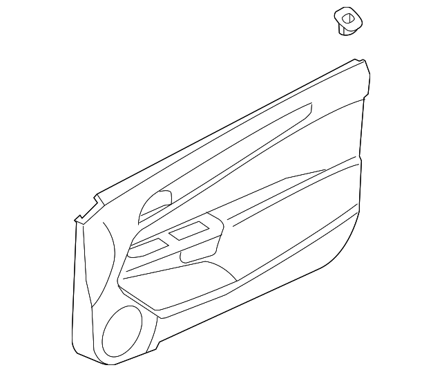 94700934 Деталь DOOR TRIM PANEL, RIGHT