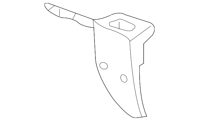987-561-307-00-A09 Деталь SUNVISOR MOUNT BRACKET, LEFT
