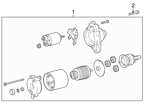 ELECTRICAL/STARTER for 2015 Toyota Corolla #1