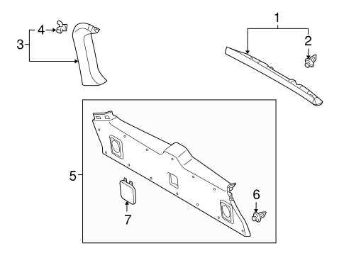 BODY/INTERIOR TRIM for 2010 Toyota Land Cruiser #1