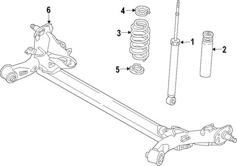 Rear Axle for 2015 Mitsubishi Mirage #0