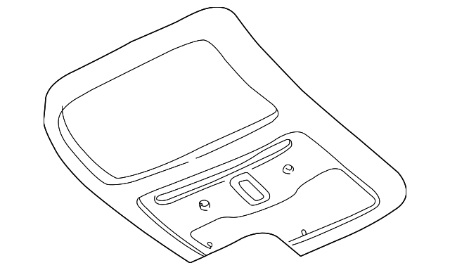 BEC26587AGD Деталь OVERHEAD CONSOLE BRACKET