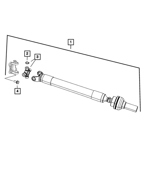 Drive Shaft for 2008 Dodge Ram 1500 #0