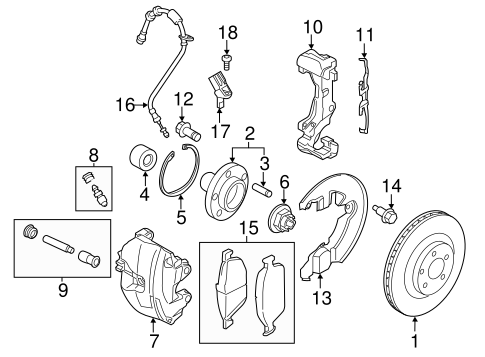 Brakes/Front Brakes for 2016 Ford Transit Connect #1
