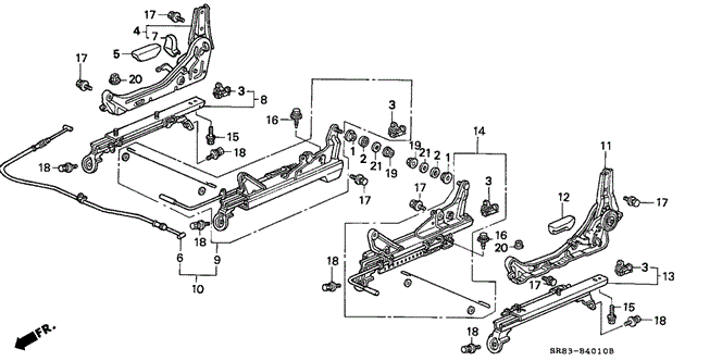 Interior/Bumper/Front Seat Components for 1993 Honda CIVIC COUPE #1