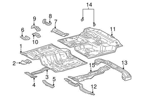 BODY/FLOOR - CAB for 2002 Toyota Tacoma #2