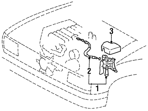 FUEL SYSTEM/CRUISE CONTROL for 1998 Toyota T100 #1