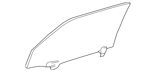 19184161 Деталь DOOR GLASS, LEFT