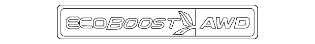 DS7Z-9942528-J NAMEPLATE