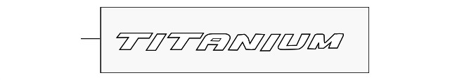 DS7Z-9942528-A Деталь NAMEPLATE