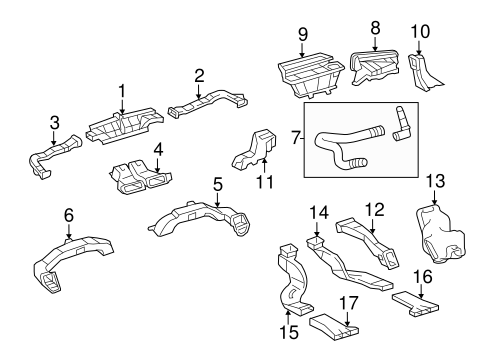 BODY/DUCTS for 2012 Toyota Camry #1
