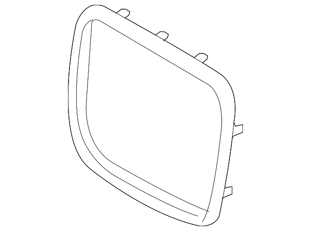 10396740 Деталь TRIM RING, LEFT