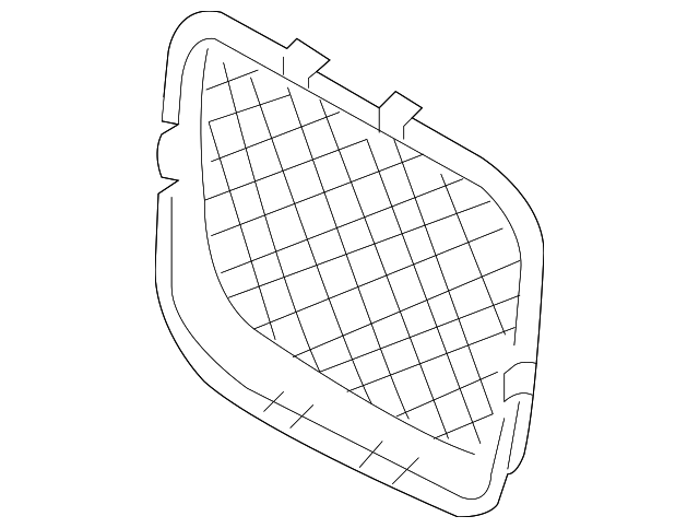 10396759 Деталь UPPER GRILLE, LEFT