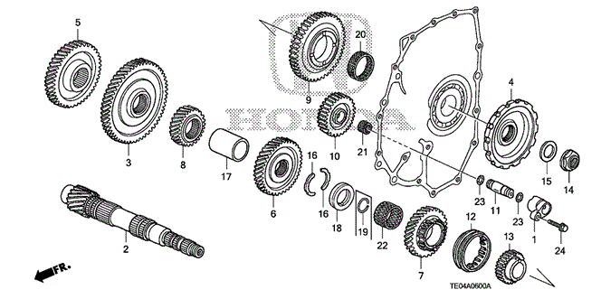 Transmission - Automatic/AT Countershaft (L4) for 2009 Honda ACCORD COUPE #1