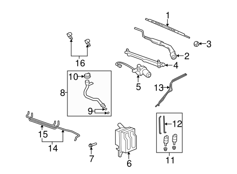 Vue WIPER & WASHER COMPONENTS