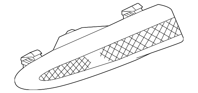 C2C35382 Деталь SIDE REFLECTOR, LEFT