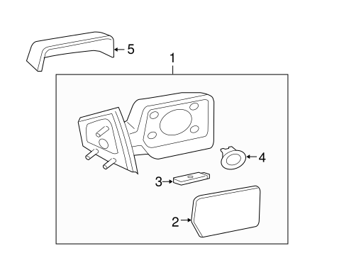 Body/Outside Mirrors for 2007 Ford F-150 #2