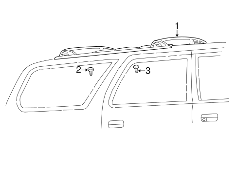 BODY/LUGGAGE CARRIER for 1997 Toyota 4Runner #1