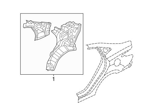 Inner Structure for 2013 Hyundai Accent #0