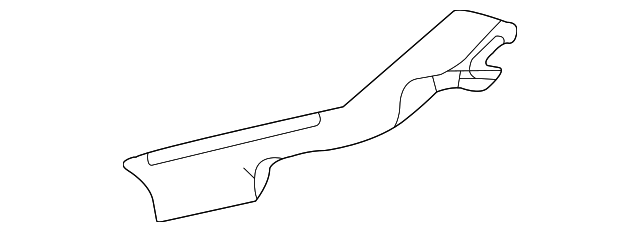 C2S20572AMB Деталь SCUFF PLATE, LEFT