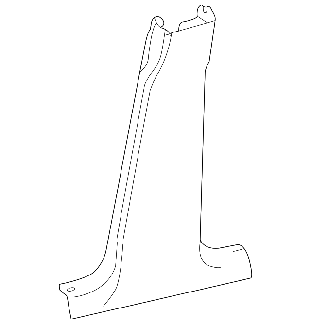 C2S22704AMB Деталь LWR CTR PLR TRIM, LEFT
