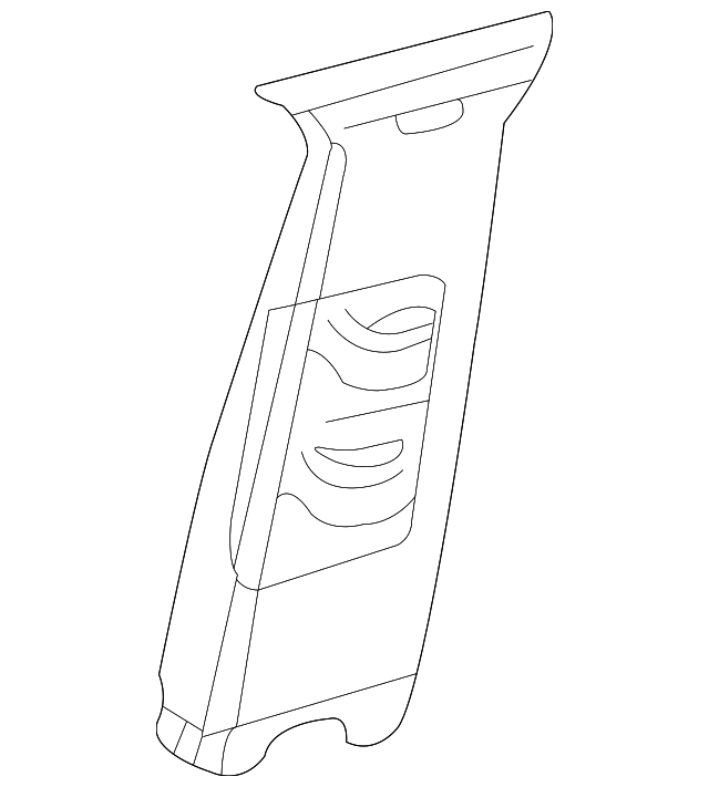 C2S35419LFJ Деталь UPR CTR PLR TRIM, RIGHT