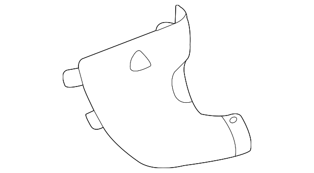 C2S1202LEG Деталь COWL KICK PANEL, RIGHT