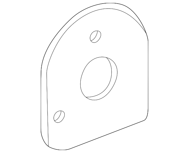 HJA6566AB Деталь ENERGY ABSORBER GASKET, LEFT