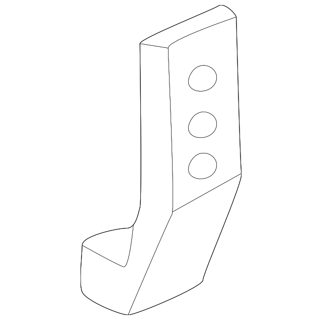 HJE6569AA Деталь BUMPER COVER SUPPORT, LEFT