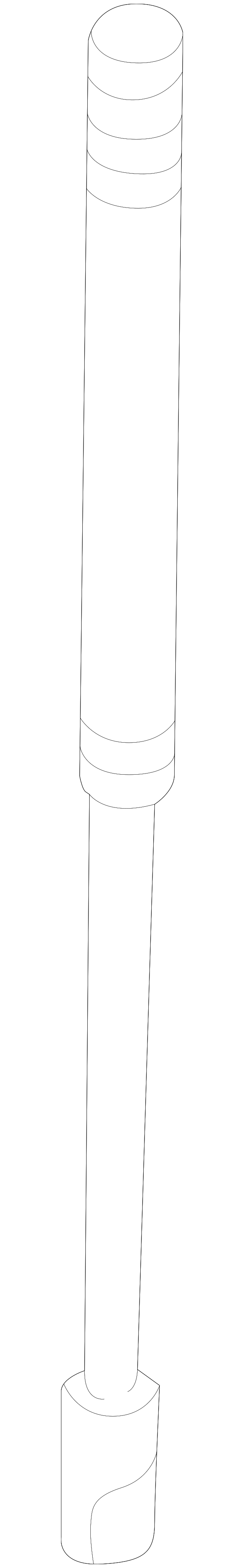 5360821 Деталь SUPPORT CYLINDER, RIGHT