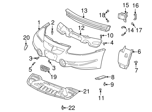 Bonneville BUMPER & COMPONENTS - FRONT