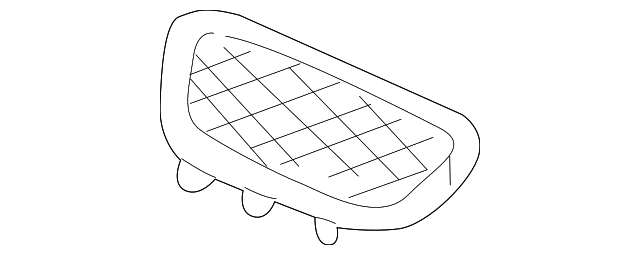 25649510 Деталь GRILLE, LEFT