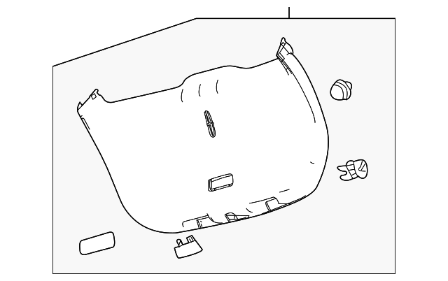 AE9Z-7440704-AA Деталь LOWER GATE TRIM