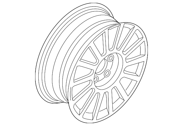 7N7Z-1007-E WHEEL, ALLOY