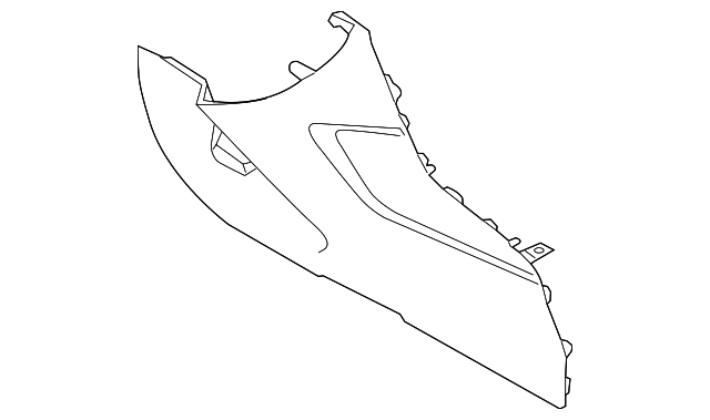 DM5Z-5804619-AB Деталь FRONT TRIM, LEFT