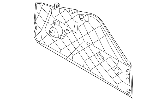 DM5Z-5804608-AB Деталь FRONT TRIM, RIGHT