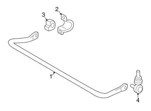 V50 STABILIZER BAR & COMPONENTS 2