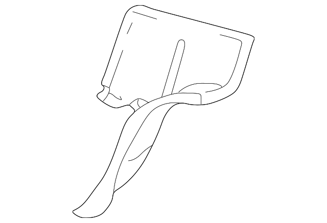3W4Z5446611AA Деталь OUTER REINF, LEFT