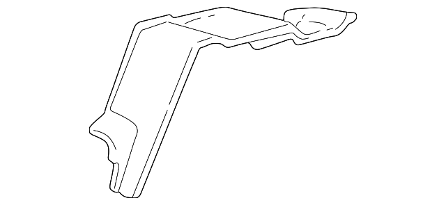 3W4Z5446812AA Деталь PKG TRAY SUPPORT, RIGHT