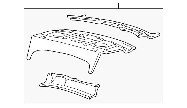XW4Z5446506AA Деталь PACKAGE TRAY